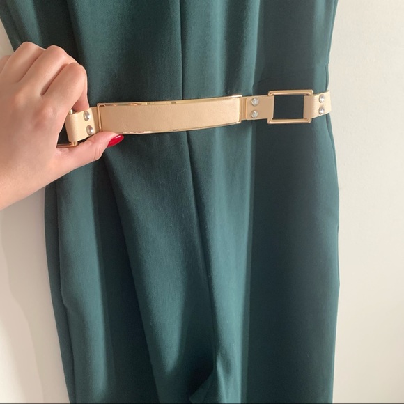 Massimo Dutti olive Green jumpsuit. - Picture 11 of 11